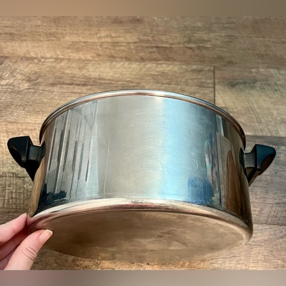 Vintage 180 Revere Ware 6 Qt Stock Pot - Picture 4 of 5